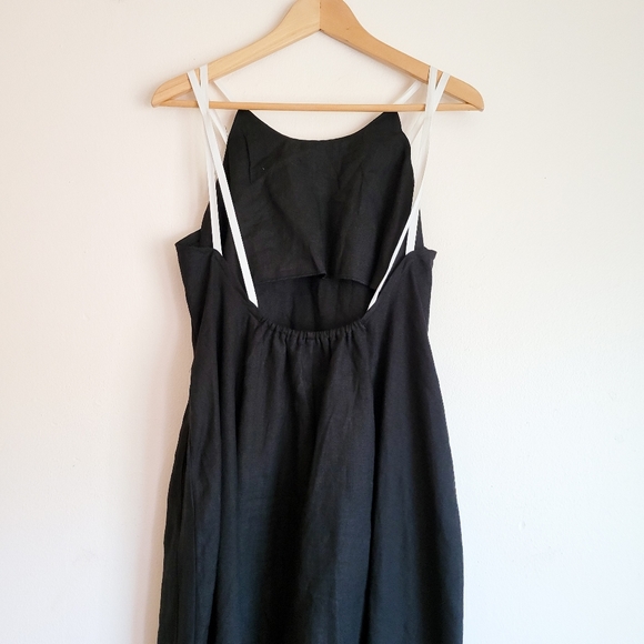 LE VESTIAIRE DE JEANNEContrast Linen Jumpsuit - Picture 5 of 13